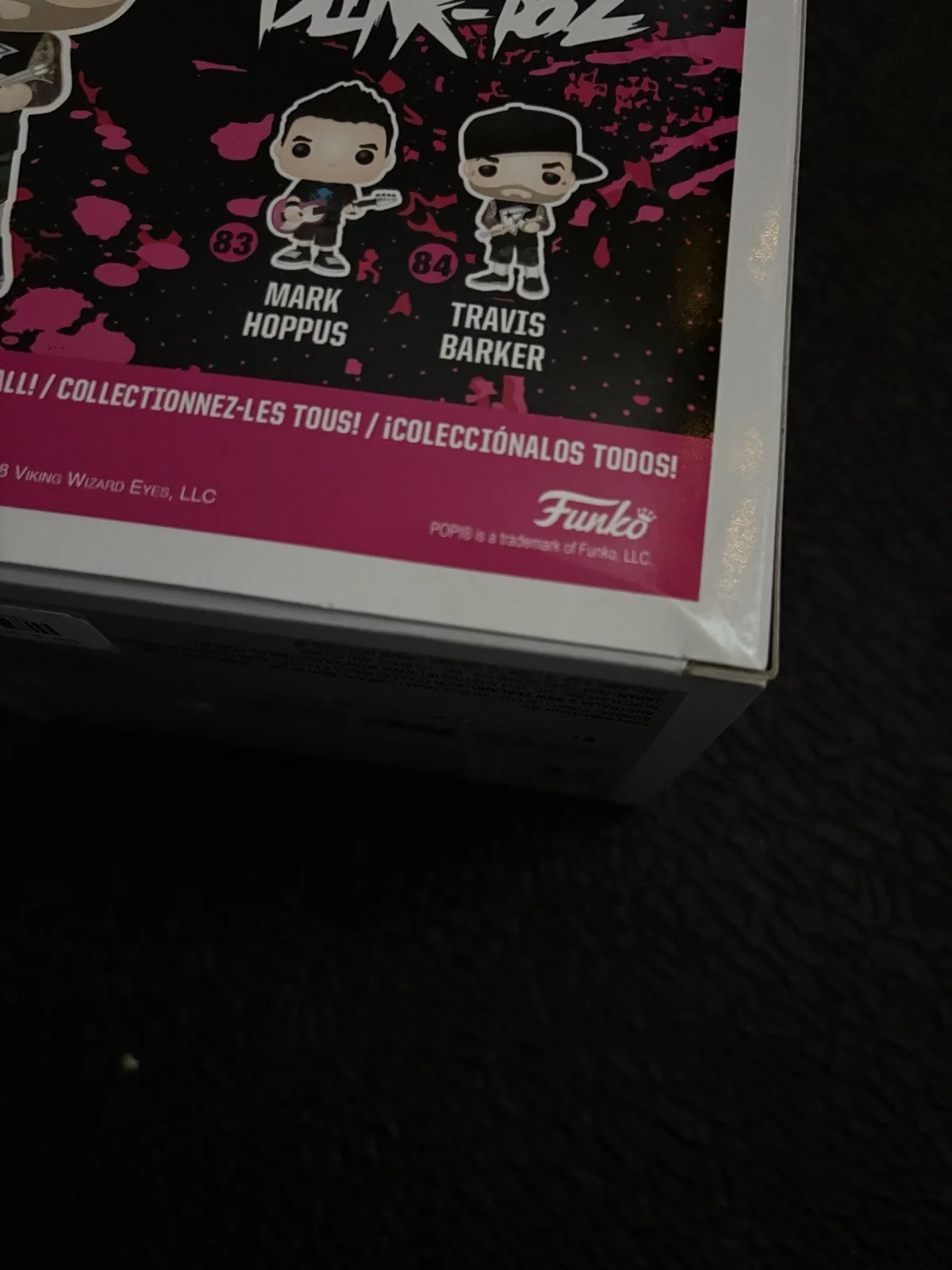blink-182 Travis Barker Signed Funko Pop PSA Authenticated In Protector, image 5