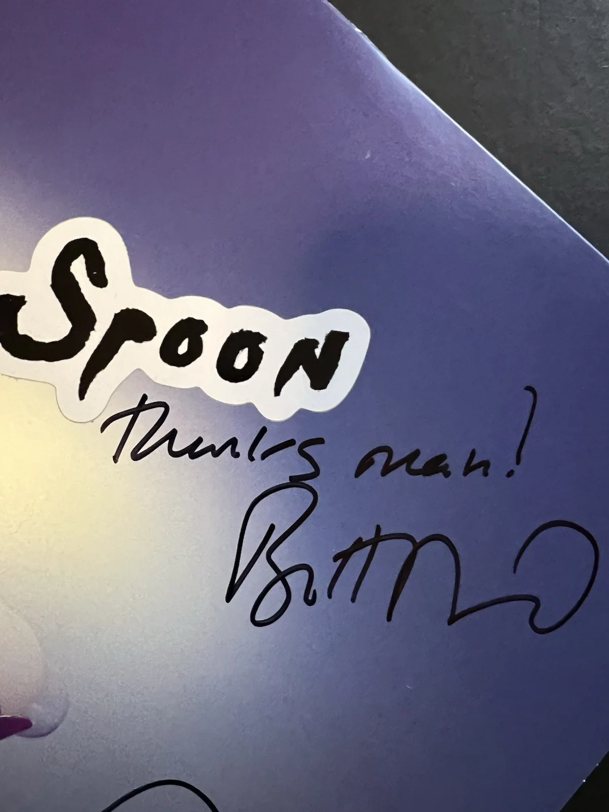 Authentic Autographed Spoon They Want My Soul LP record hand signed vinyl RARE, image 4