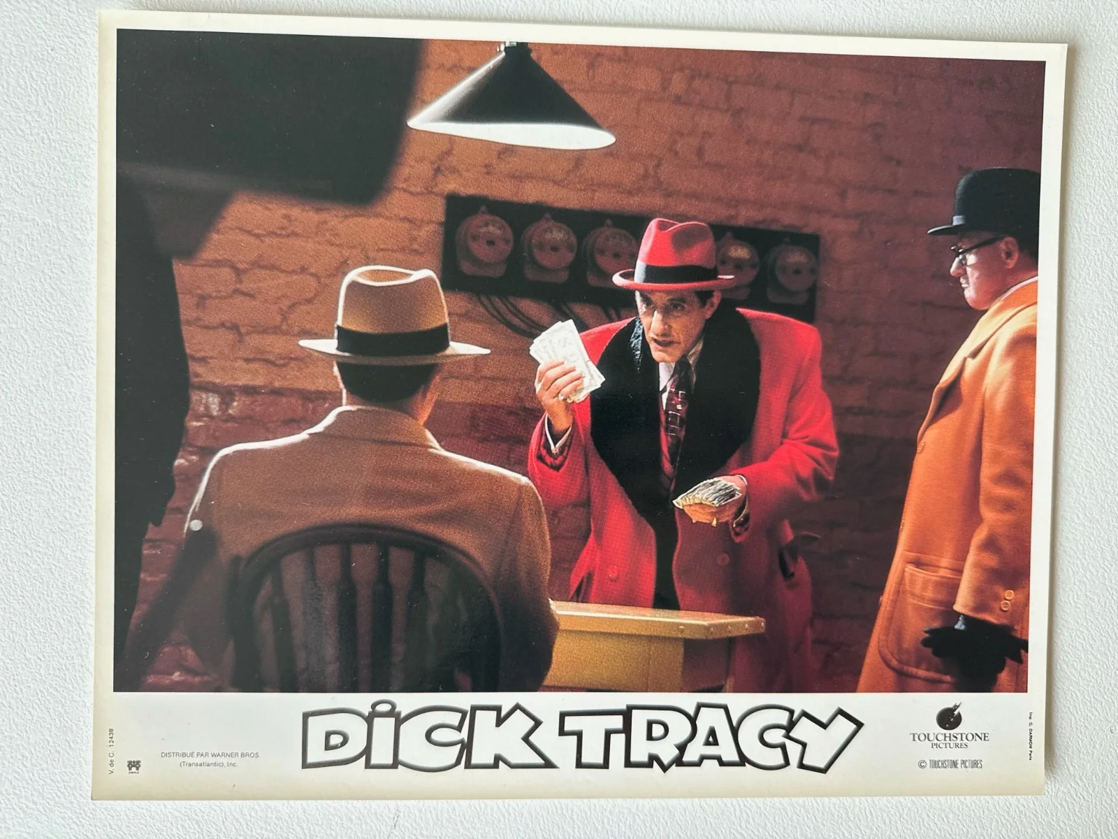 Dick Tracy 1990 French Lobby Cards x8 + Original Warner Envelope – Beatty, изображение 2