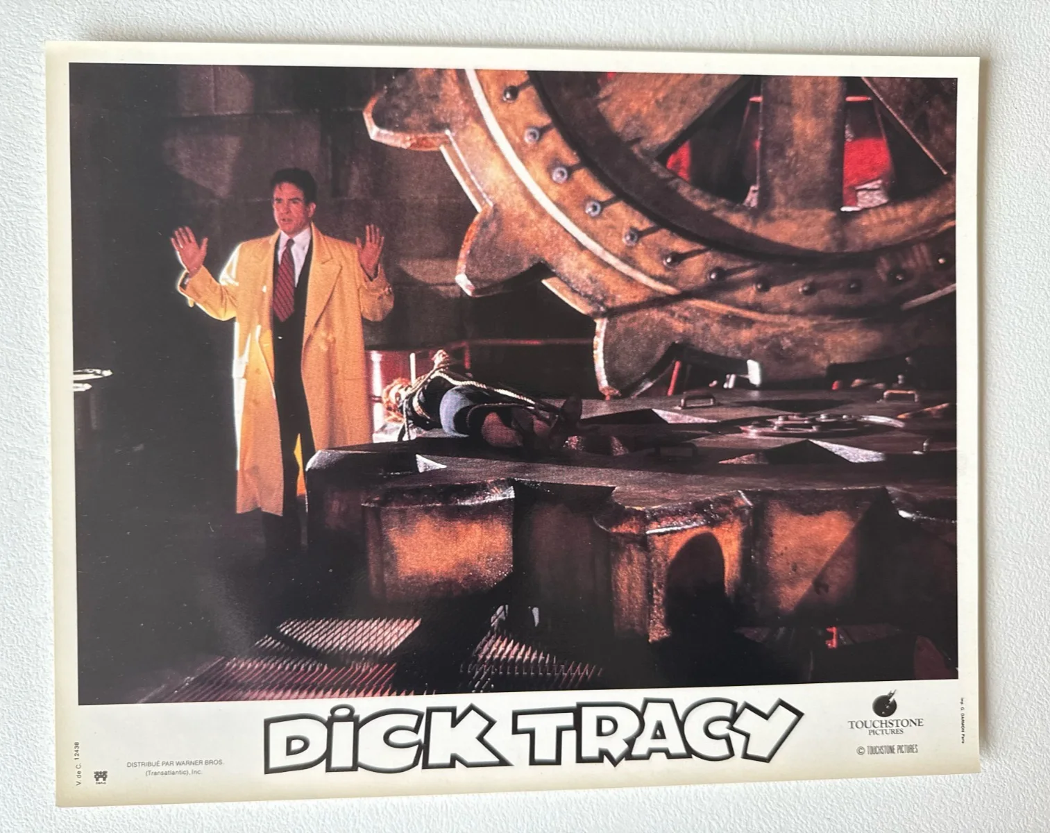 Dick Tracy 1990 French Lobby Cards x8 + Original Warner Envelope – Beatty, изображение 4