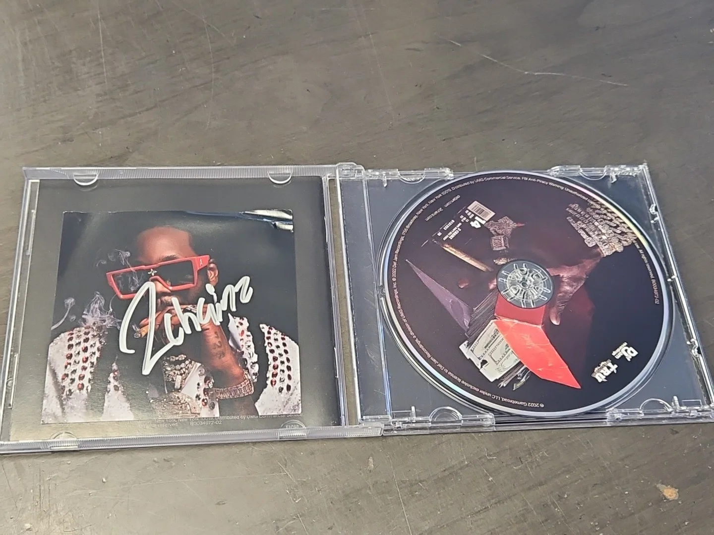 2 CHAINZ SIGNED INSERT & CD Dope Don't Sell Itself BRAND NEW OPENED Autographed, image 2