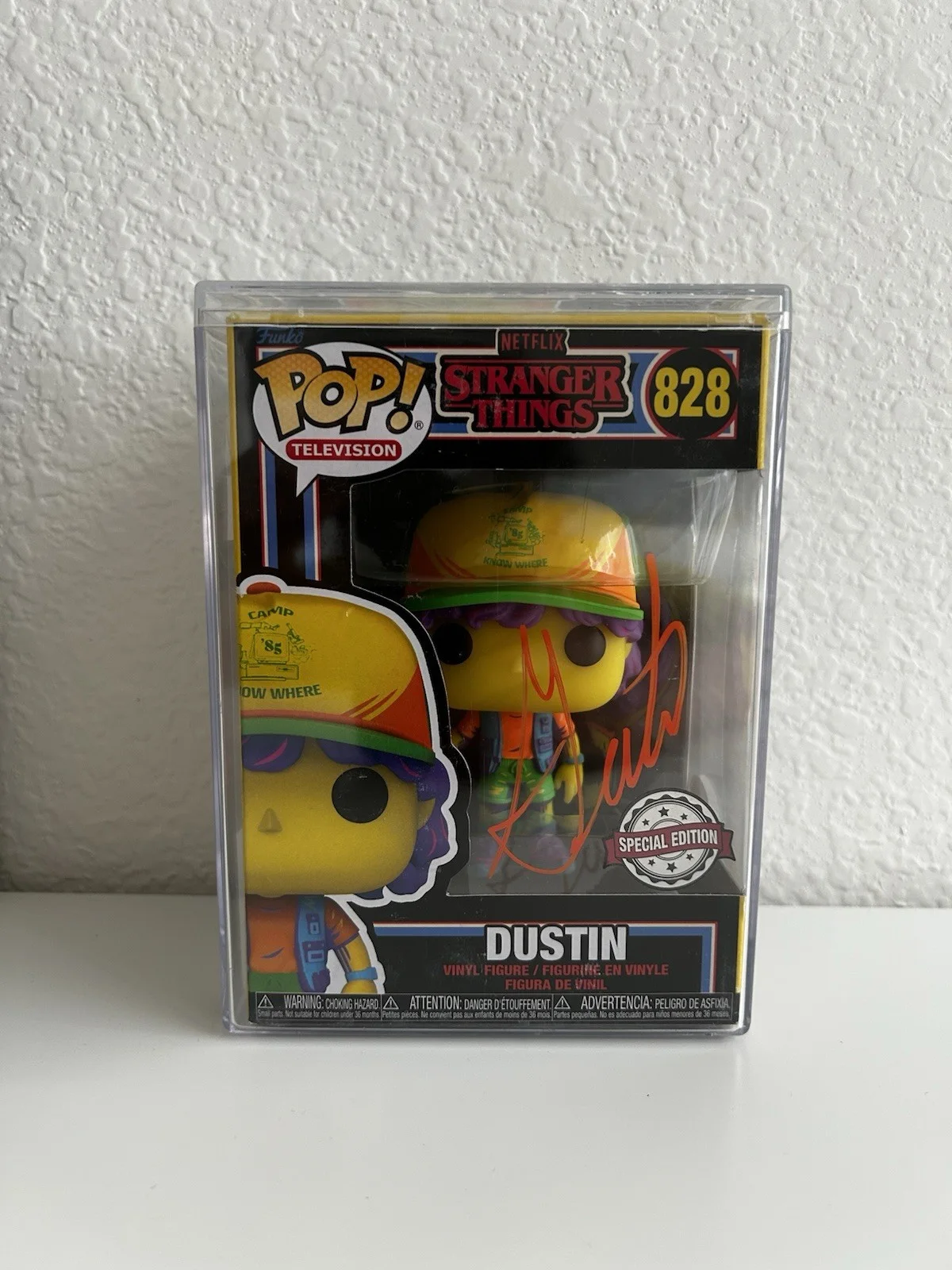 Gaten Matarazzo — NEW Gaten Matarazzo Dustin Stranger Things SignedAutographed Funko Pop JSA #828
