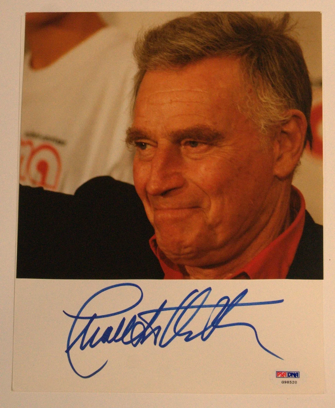 Charlton Heston — Charlton Heston Signed 8x10 Photo Card PSA/DNA COA Auto'd The Ten Commandments, image 3