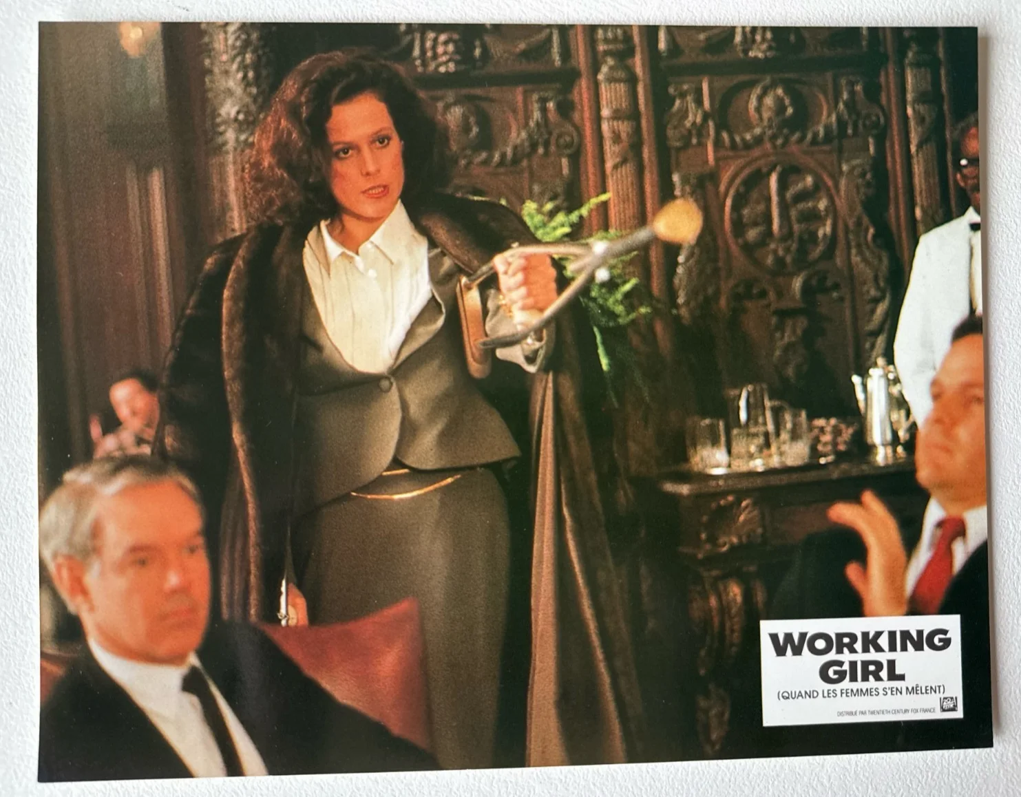 Working Girl 1988 French Lobby Cards x7 – Harrison Ford Griffith Weaver, изображение 4