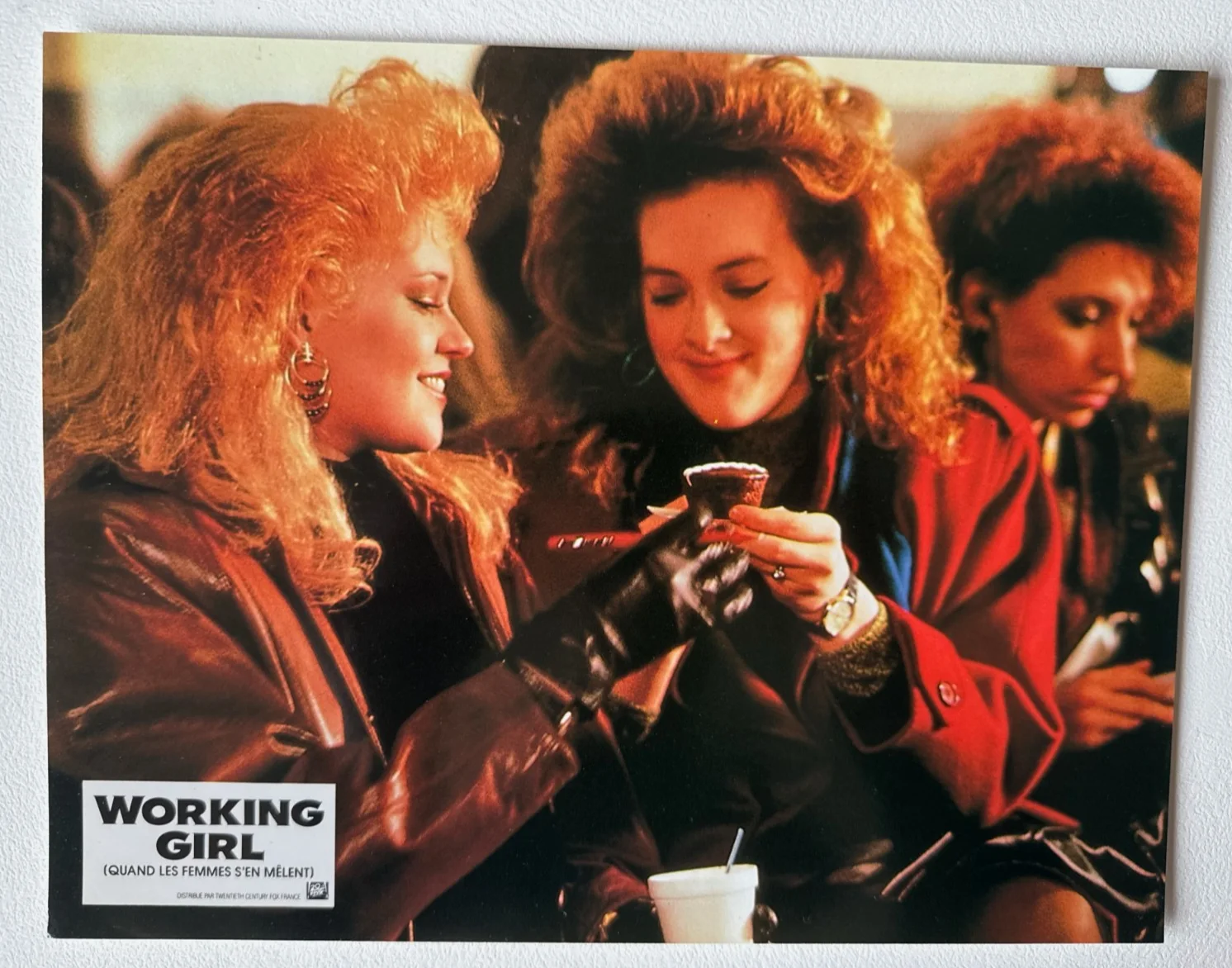 Working Girl 1988 French Lobby Cards x7 – Harrison Ford Griffith Weaver, изображение 5