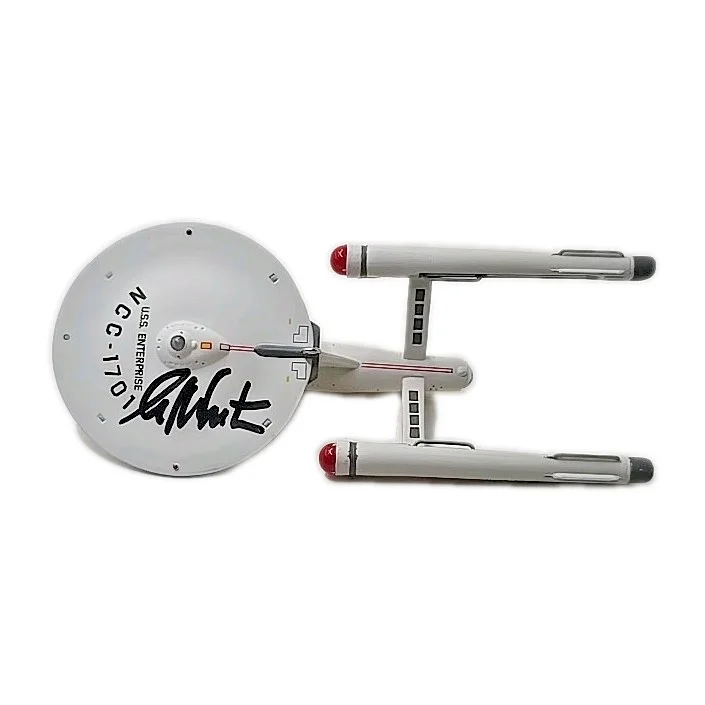 Signed William Shatner Star Trek Hallmark Keepsake Enterprise NCC-1701, image 2