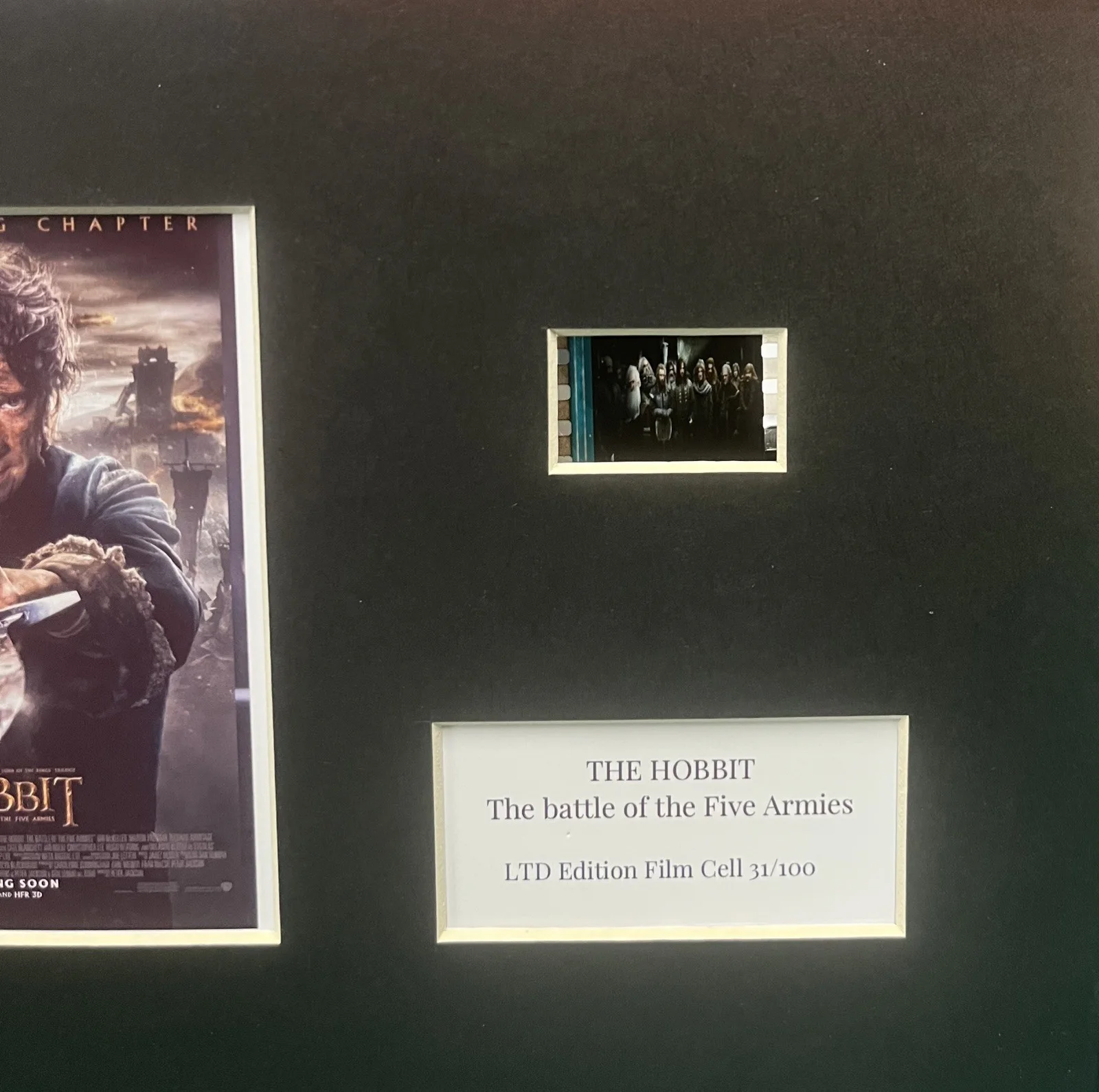 THE HOBBIT . 35mm Film Cell Mounted Display, image 2