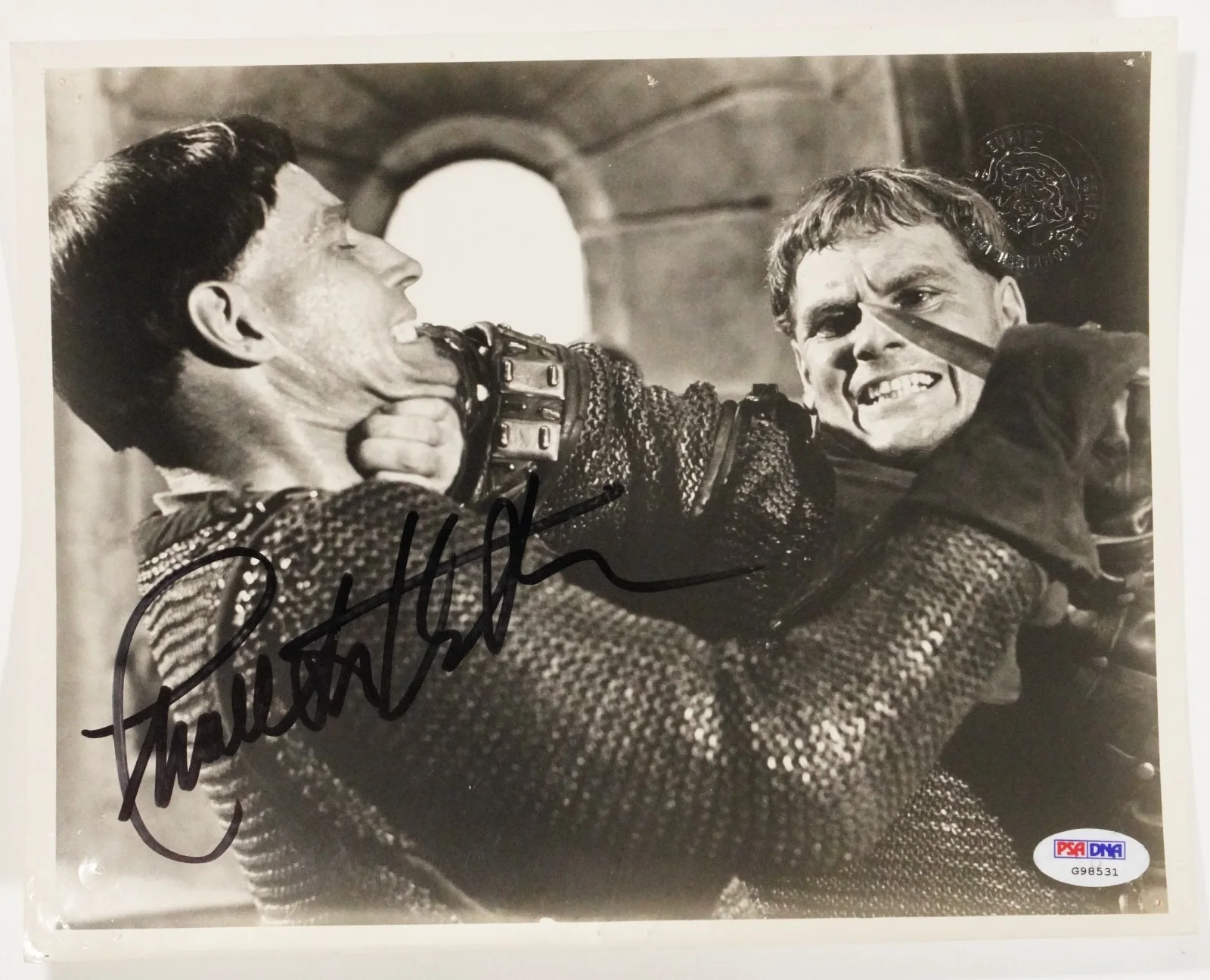 Charlton Heston — Charlton Heston Signed The War Lord 8x10 Photo PSA/DNA Original Vintage Picture, изображение 3