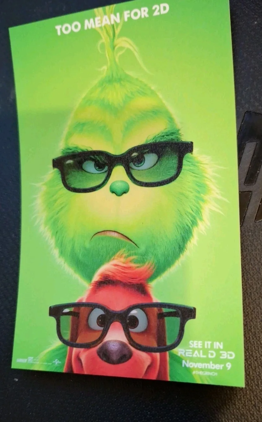 Theatrical Film Poster "The Grinch" 2018 – Reproduction Art - Postcard, изображение 4