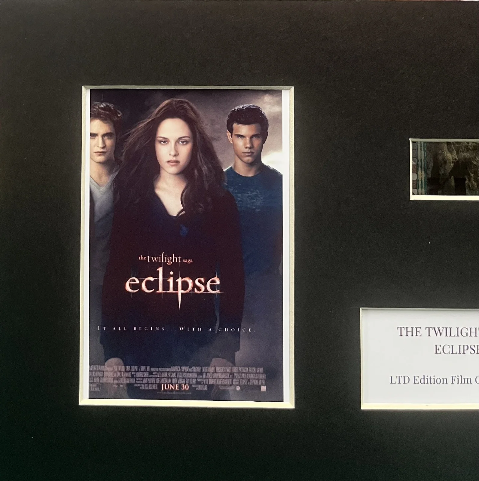 THE. TWILIGHT. SAGA. ECLIPSE. 35mm Film Cell Mounted Display, image 2