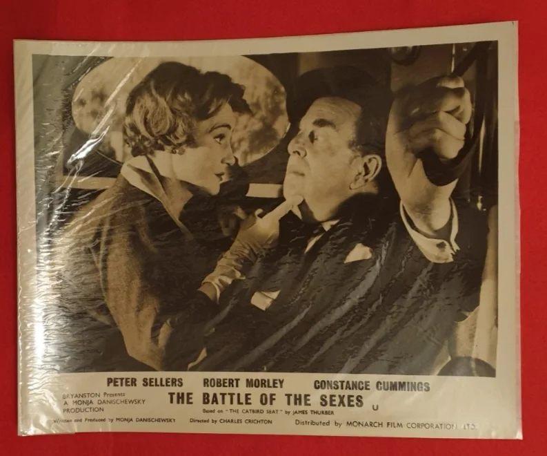The Battle of the Sexes 1959 6 Original Press Photo Peter Sellers Vintage Stills, изображение 2