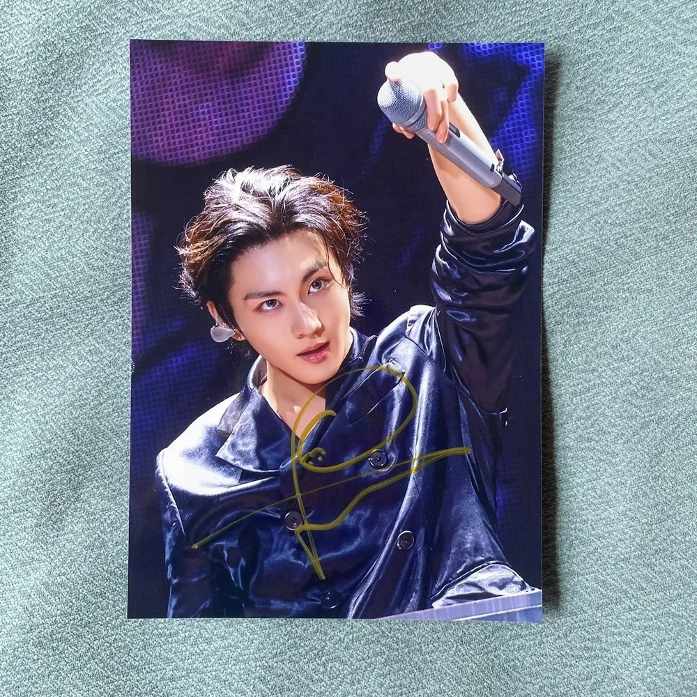 JUNGWON — K-POP ENHYPEN JUNGWON Autographed Hand Signed Photo 4*6 Combine Set, изображение 4