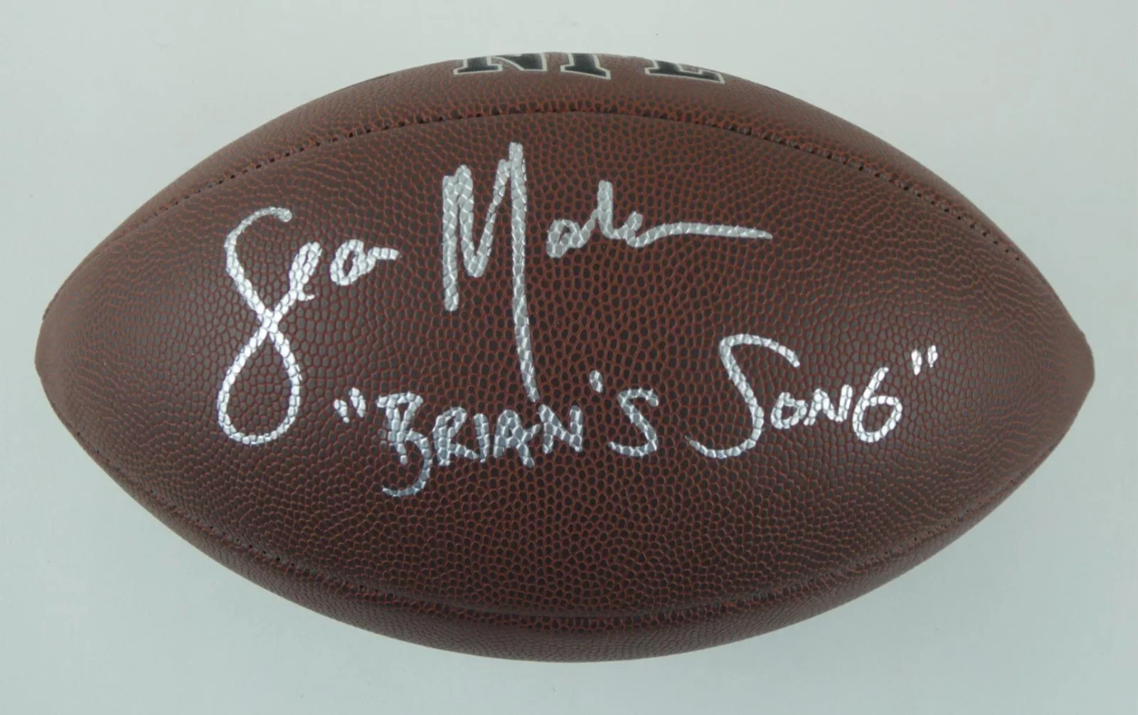 Sean Maher — Sean Maher Signed NFL Full Size Football Autographed Brians Song