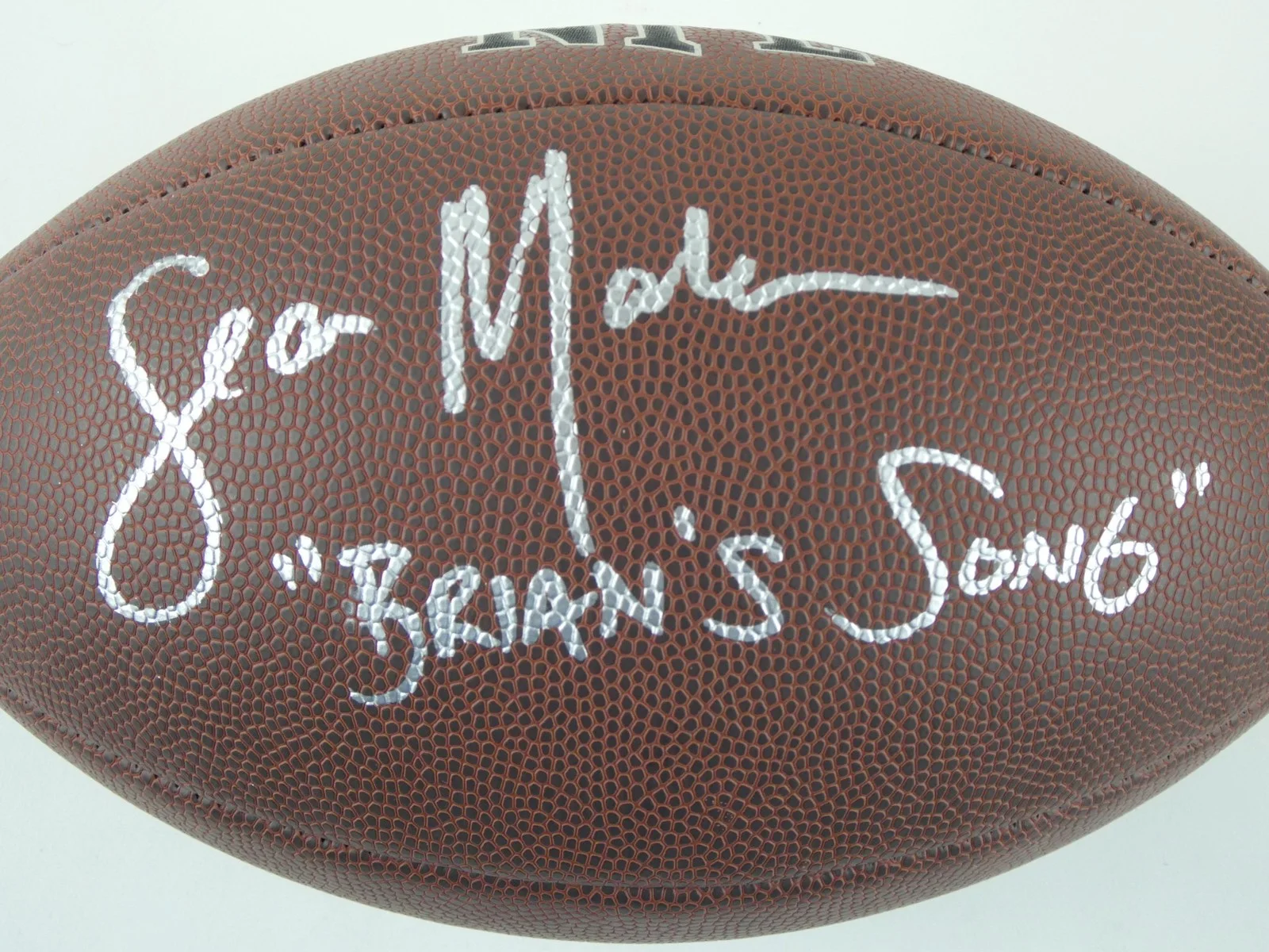 Sean Maher — Sean Maher Signed NFL Full Size Football Autographed Brians Song, изображение 2