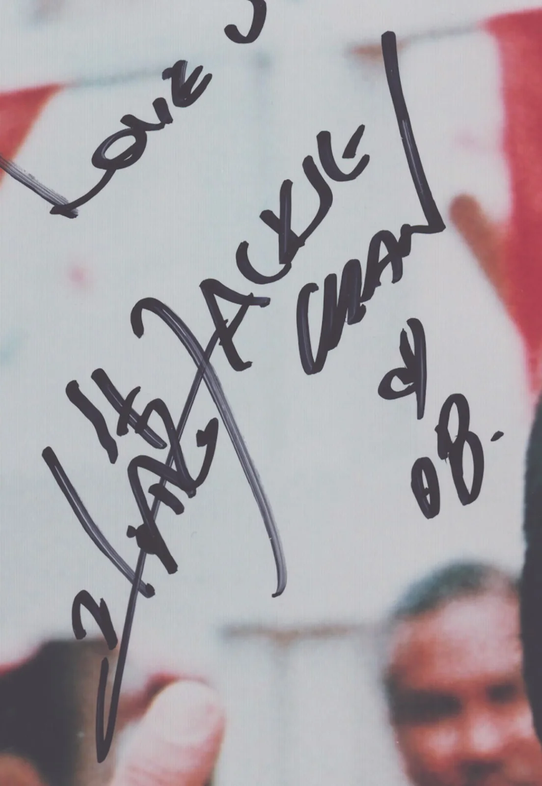 Jackie Chan — JACKIE CHAN - AUTOGRAPHED SIGNED PHOTOGRAPH, image 2
