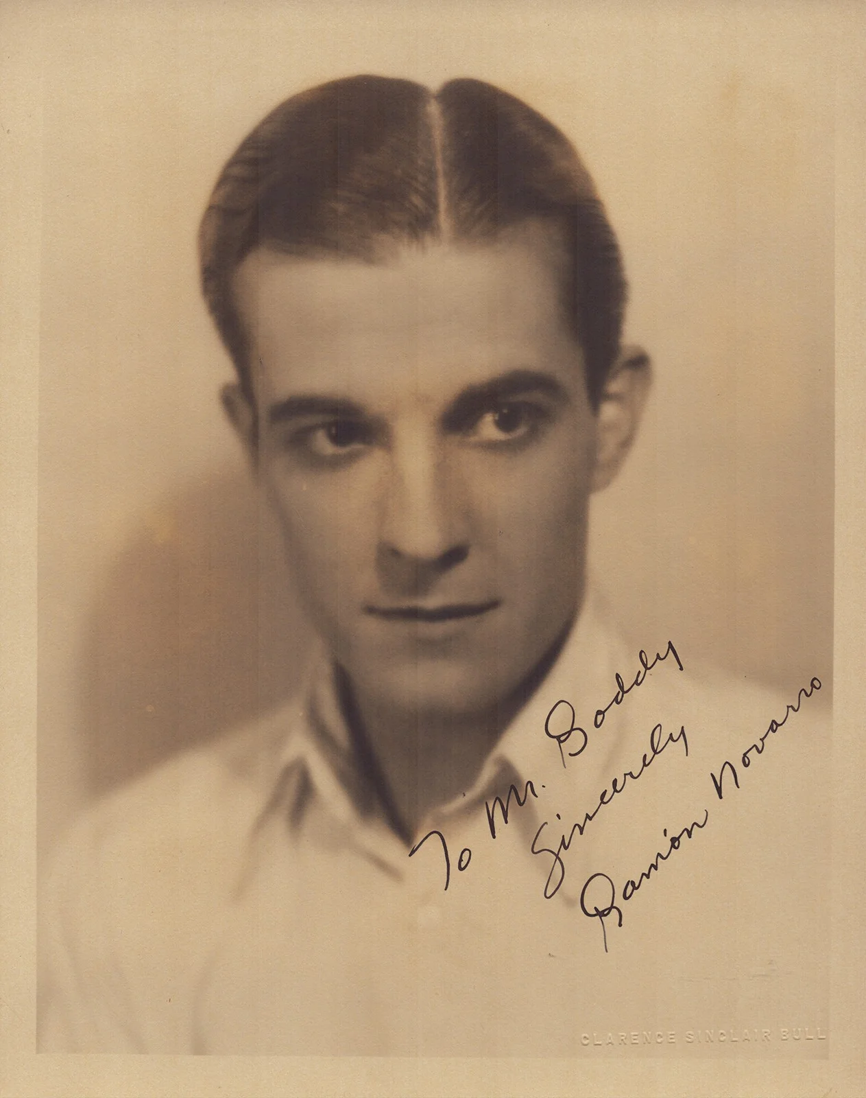 Ramon Novarro — RAMON NOVARRO - AUTOGRAPHED INSCRIBED PHOTOGRAPH