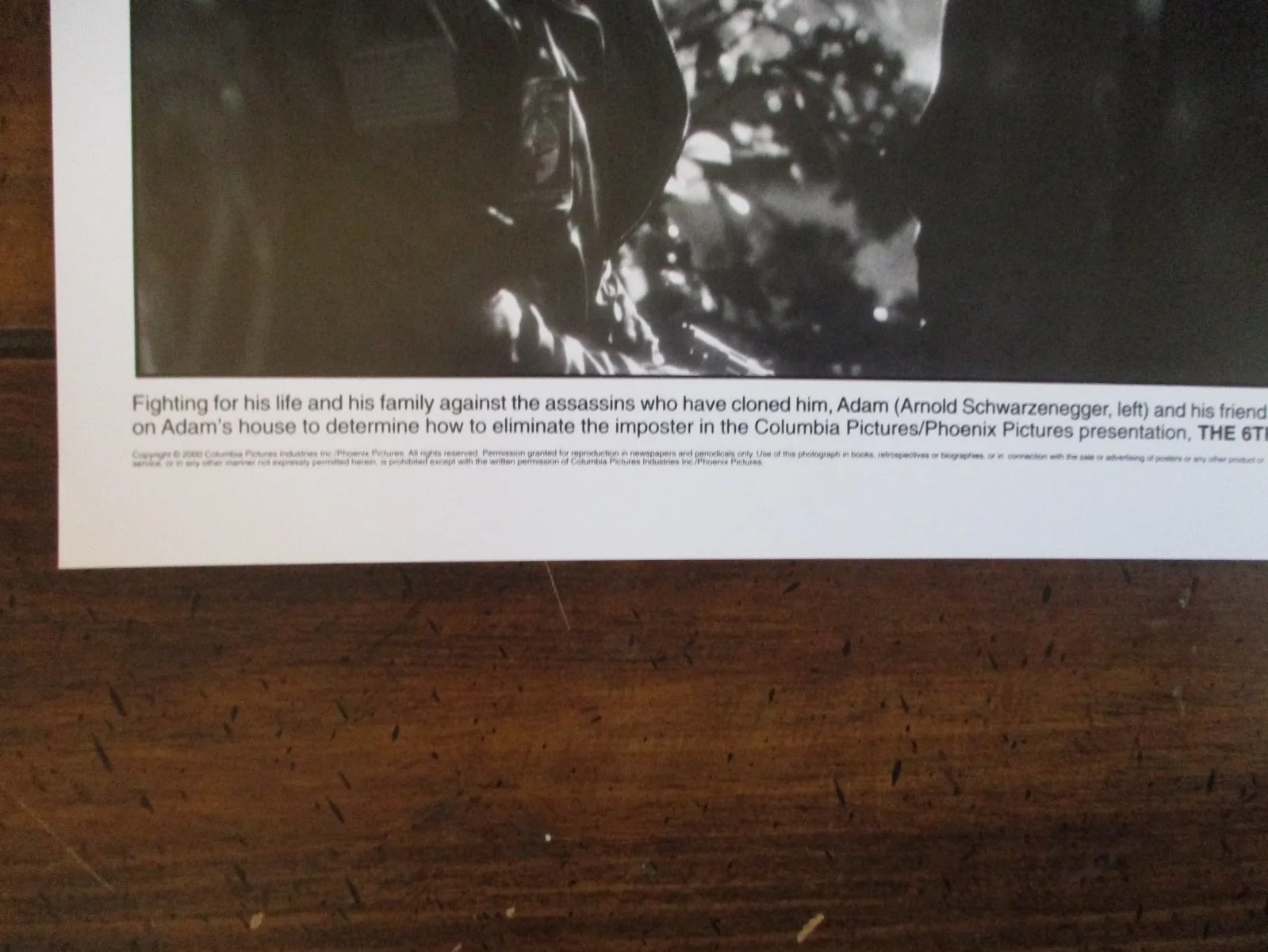 Michael Rapaport/Arnold Schwarzenegger(THE 6TH DAY)2000 10 x 8 Black/White Photo, image 2