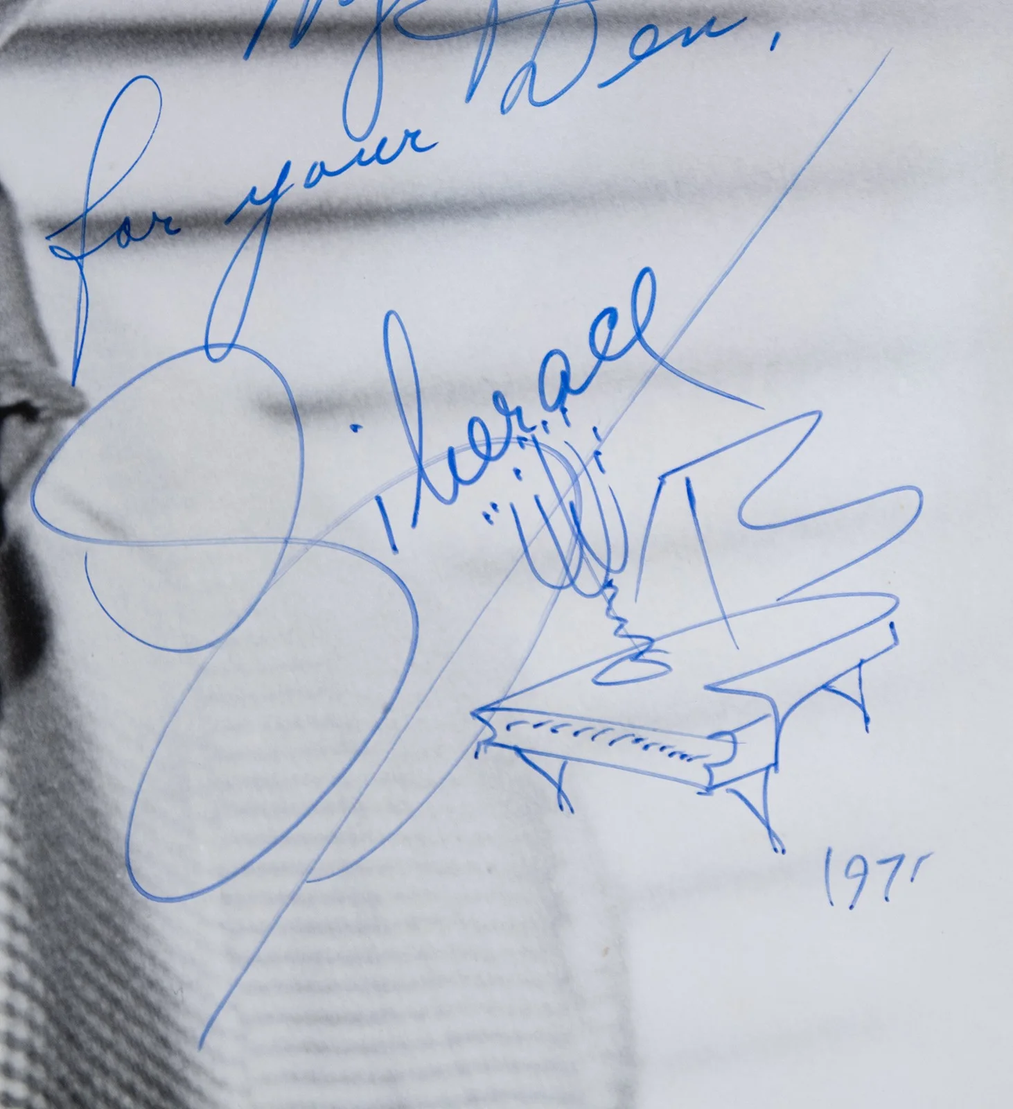 Liberace — LIBERACE - AUTOGRAPHED INSCRIBED PHOTOGRAPH 1971, image 2