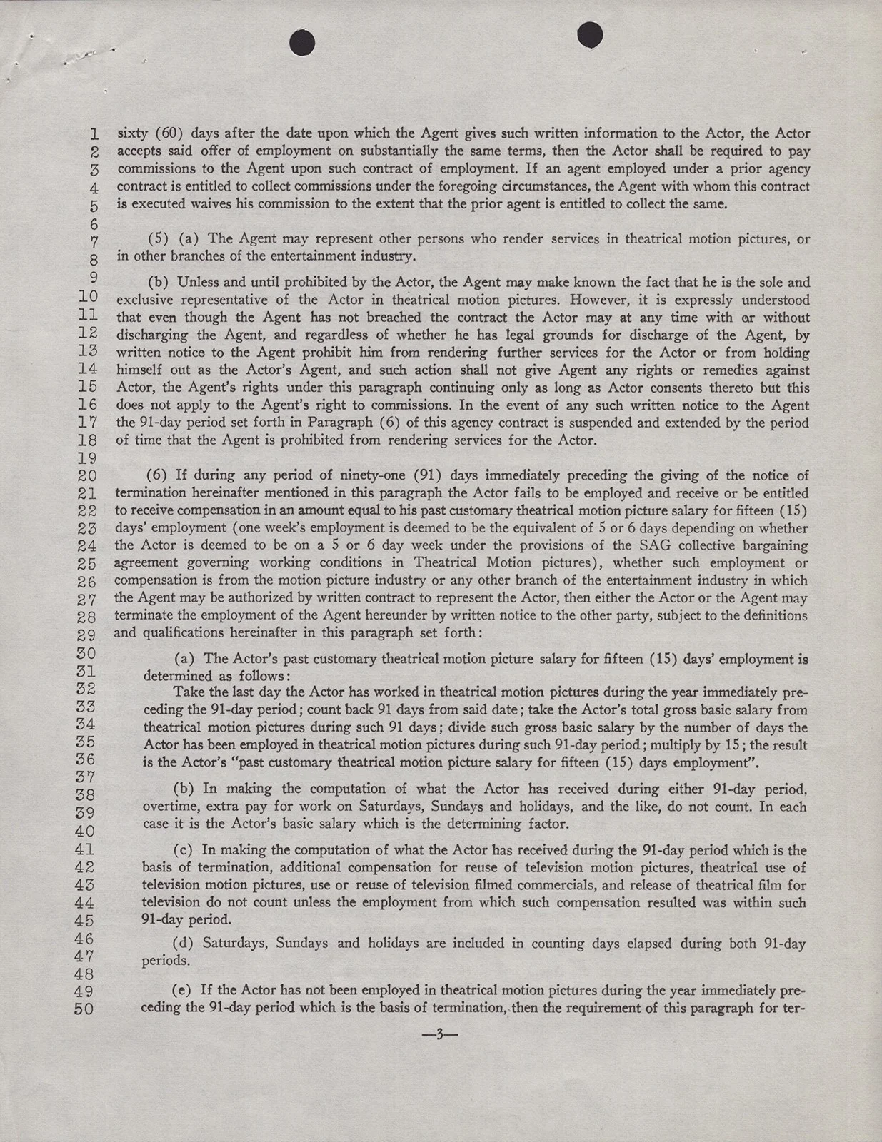 Barbara Stanwyck — BARBARA STANWYCK - CONTRACT SIGNED 08/31/1964, image 3