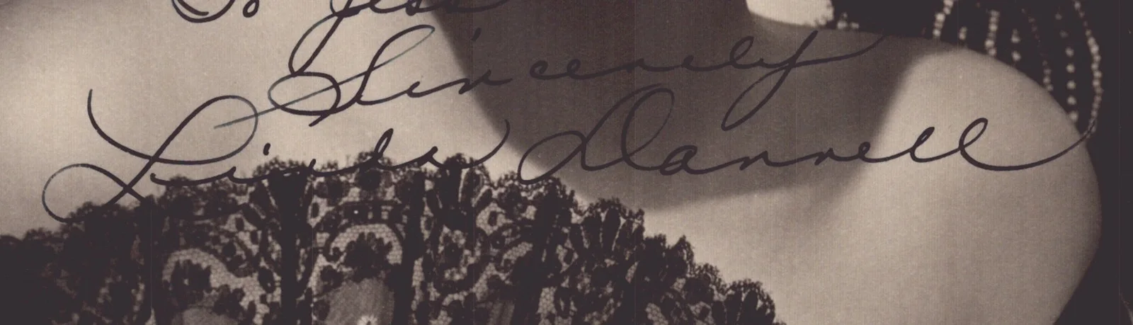 Linda Darnell — LINDA DARNELL - AUTOGRAPHED INSCRIBED PHOTOGRAPH, image 2