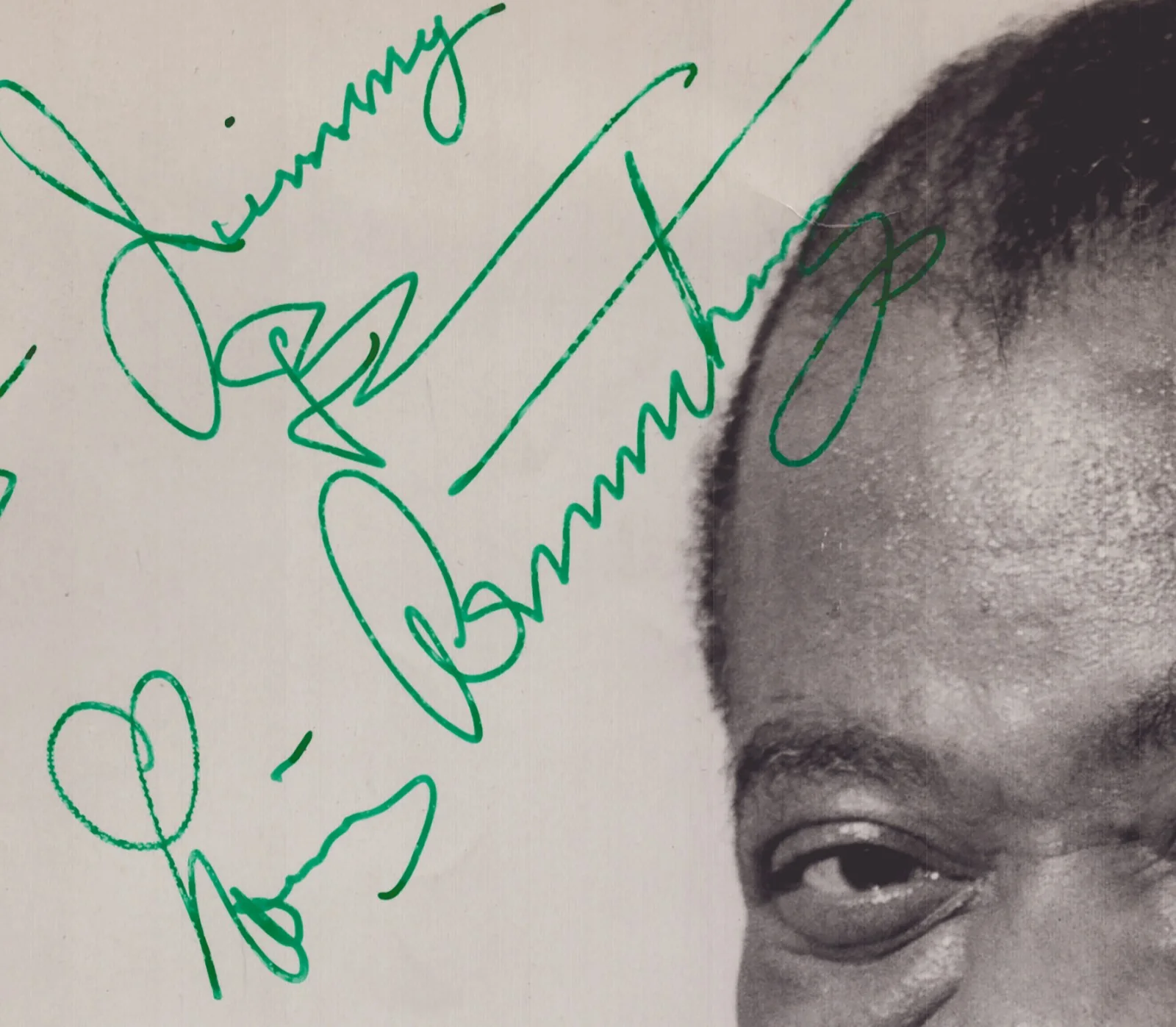 Louis Armstrong — LOUIS "SATCHMO" ARMSTRONG - AUTOGRAPHED INSCRIBED PHOTOGRAPH CIRCA 1963, изображение 2