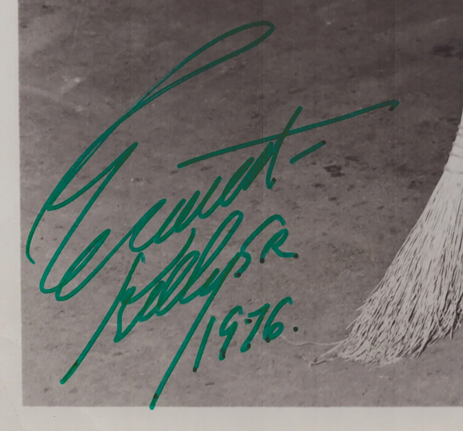 Emmett Kelly Sr — EMMETT KELLY SR. - AUTOGRAPHED SIGNED PHOTOGRAPH 1976, image 2