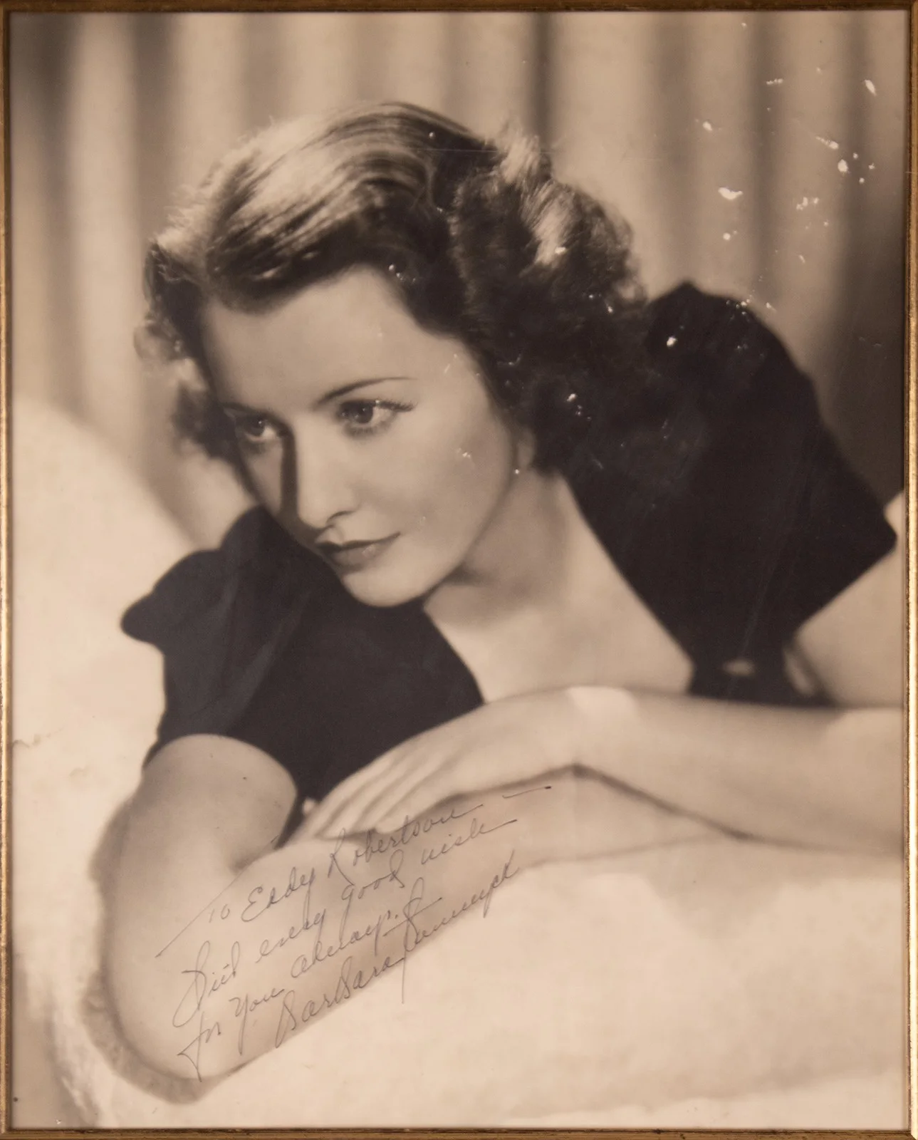 Barbara Stanwyck — BARBARA STANWYCK - AUTOGRAPHED INSCRIBED PHOTOGRAPH, image 2