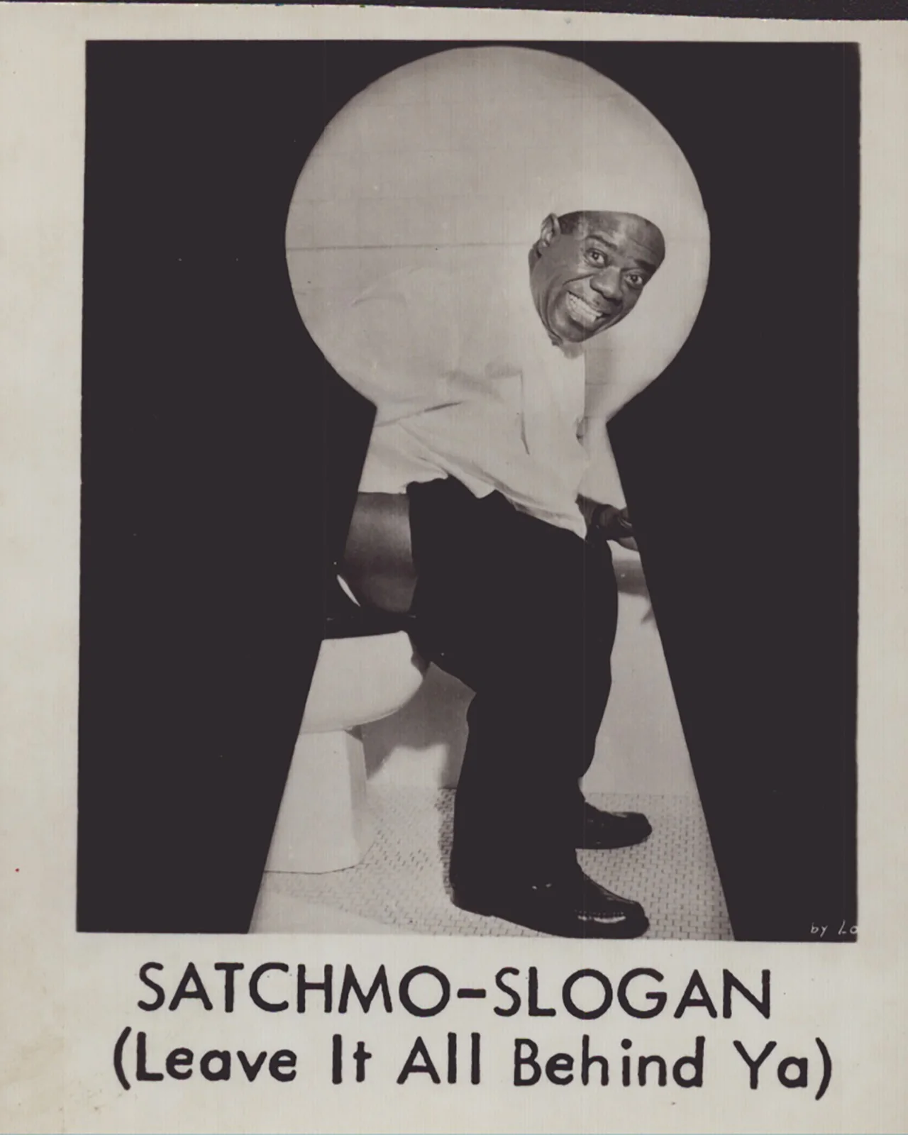 Louis Armstrong — LOUIS "SATCHMO" ARMSTRONG - AUTOGRAPHED SIGNED PHOTOGRAPH, image 2
