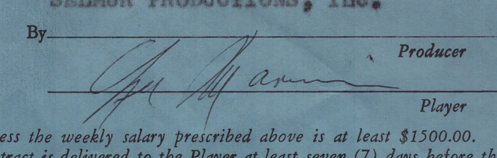 Lee Marvin — LEE MARVIN - CONTRACT SIGNED 05/31/1963, image 2