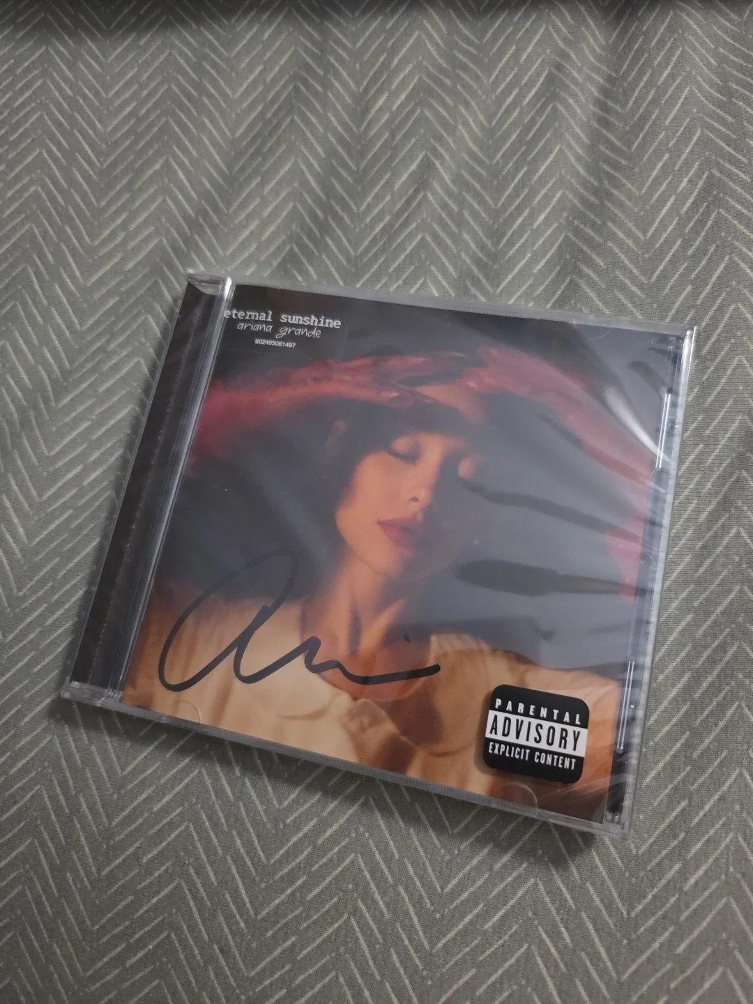 Ariana Grande Eternal Sunshine Signed CD, Sealed, image 3