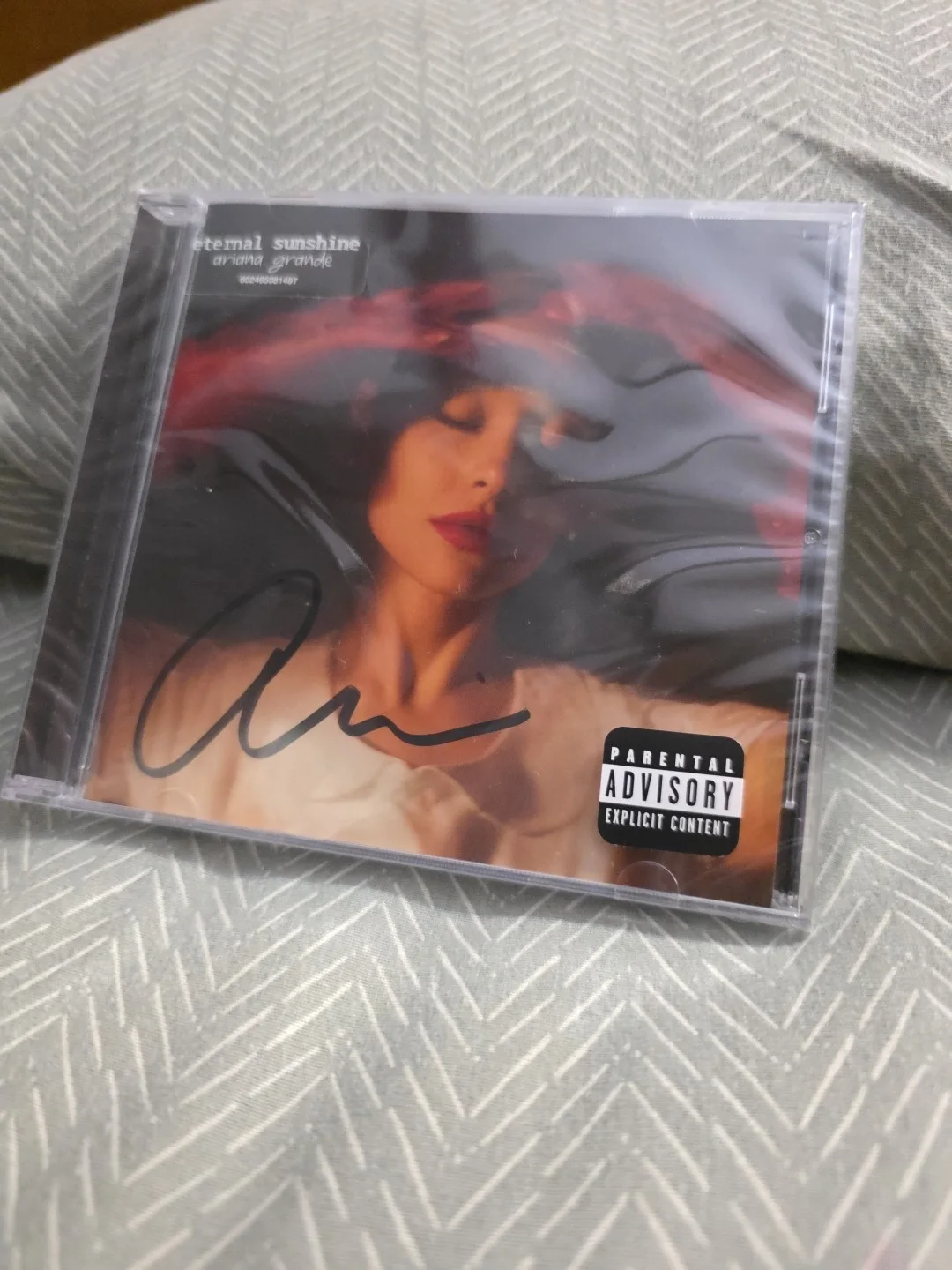 Ariana Grande Eternal Sunshine Signed CD, Sealed, image 4