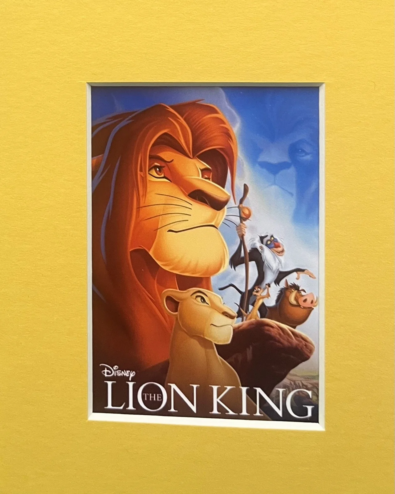 THE LION KING . 35mm Film Cell Mounted Display, image 2