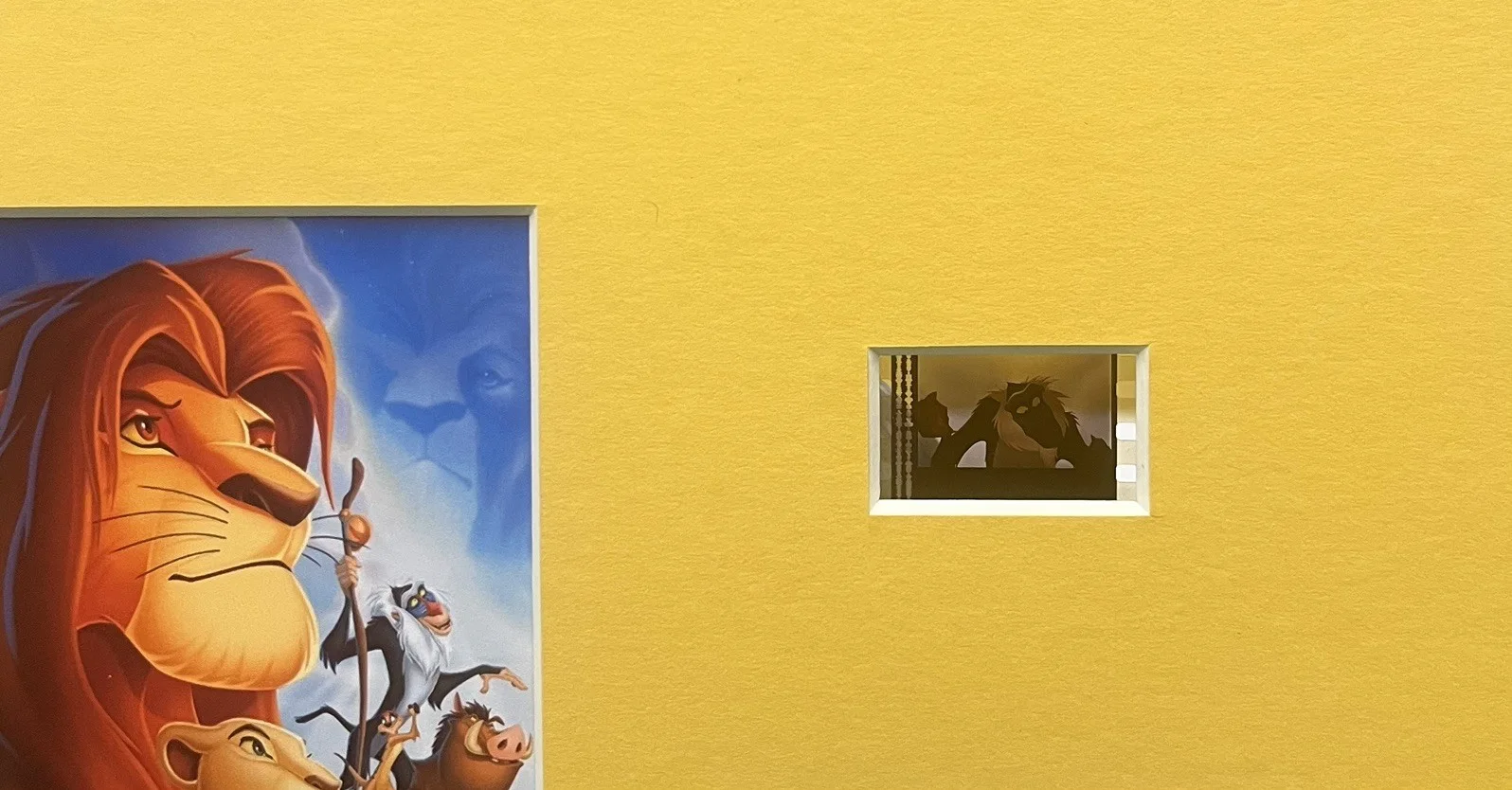 THE LION KING . 35mm Film Cell Mounted Display, image 3