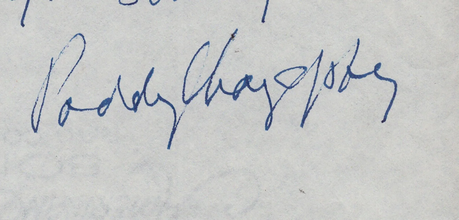 Paddy Chayefsky — PADDY CHAYEFSKY - AUTOGRAPH LETTER SIGNED 07/24/1980, image 2