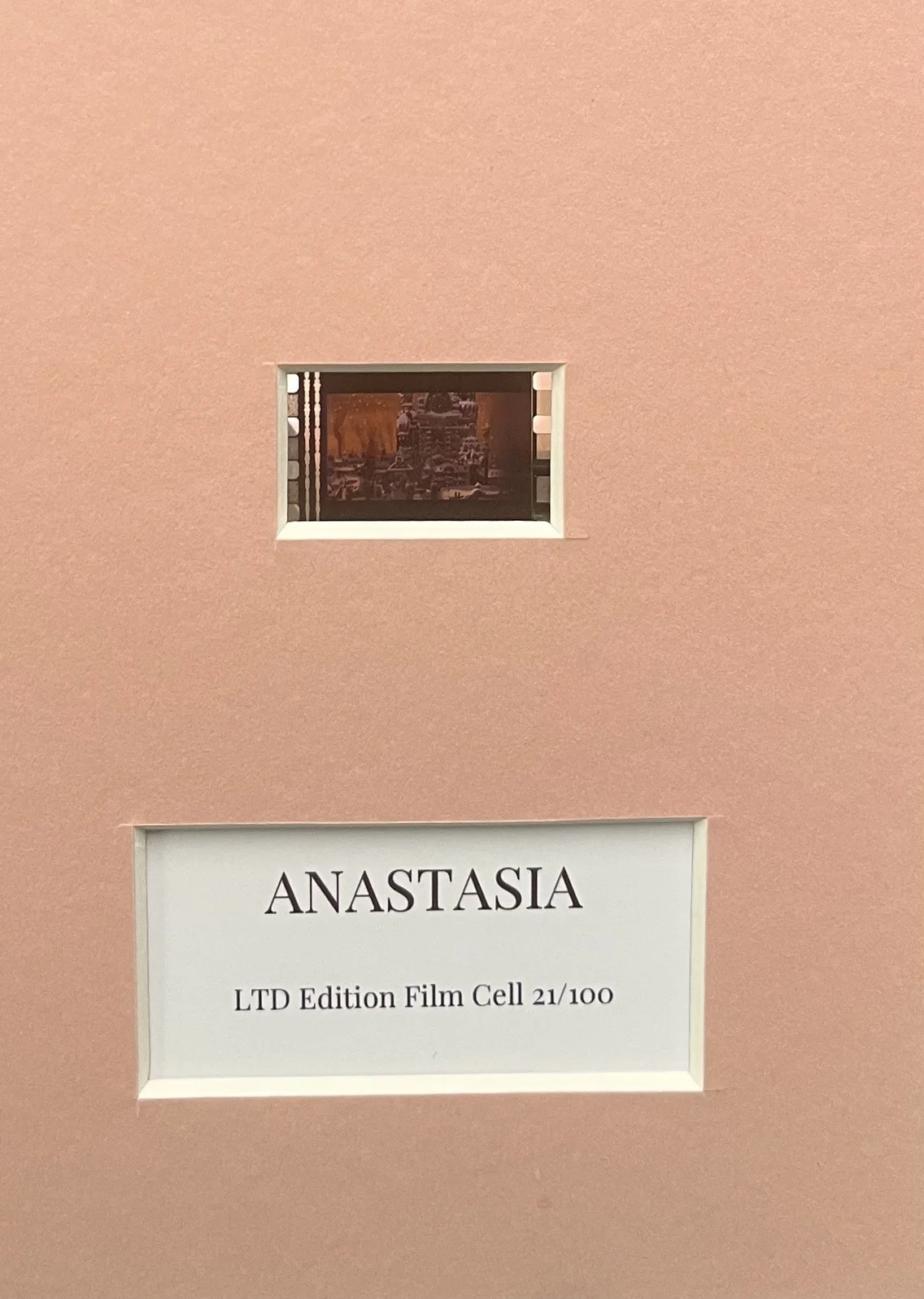 ANASTASIA . 35mm Film Cell Mounted Display, image 2