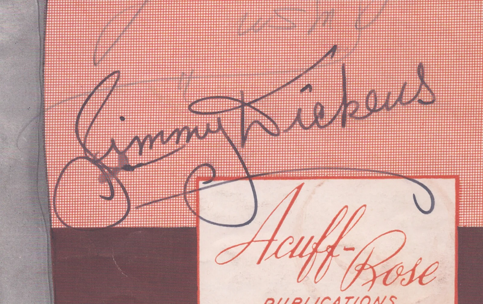 Jimmy Dickens, Joel Price, Skeet Cross, Merle Taylor — JIMMY "LITTLE JIMMY" DICKENS - INSCRIBED SHEET MUSIC SIGNED WITH CO-SIGNERS, изображение 5