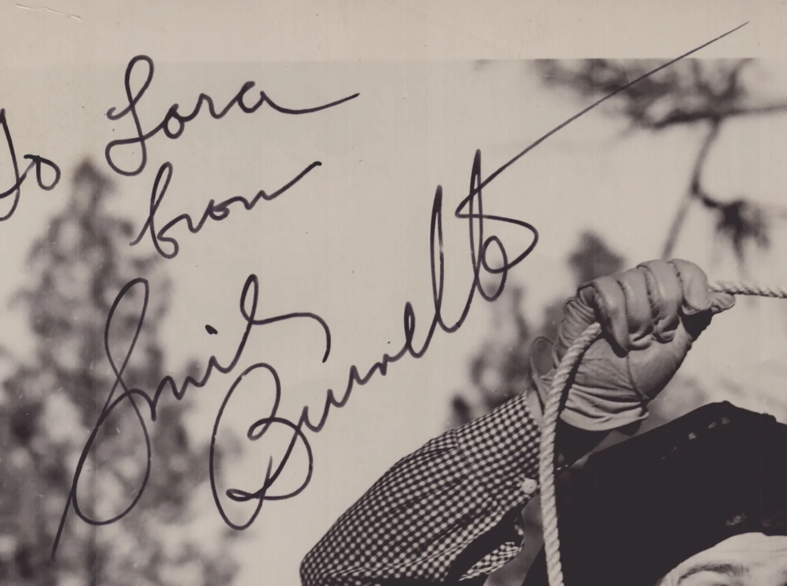 Smiley Burnette — SMILEY (LESTER) BURNETTE - AUTOGRAPHED INSCRIBED PHOTOGRAPH, image 2