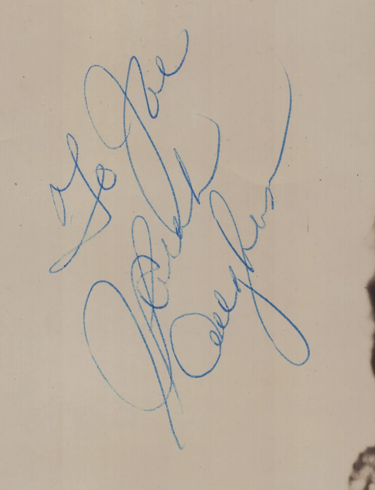 Sarah Vaughan — SARAH VAUGHAN - INSCRIBED PHOTOGRAPH SIGNED, image 2