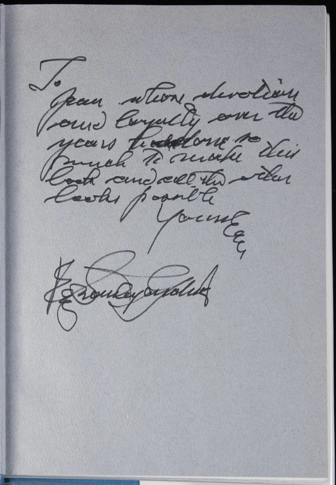 Erle Stanley Gardner — ERLE STANLEY GARDNER - INSCRIBED BOOK SIGNED TWICE CIRCA 1967, image 4