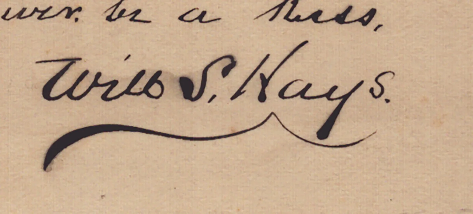 William Shakespeare Hays — WILLIAM SHAKESPEARE HAYS - AUTOGRAPH LYRICS SIGNED, image 2