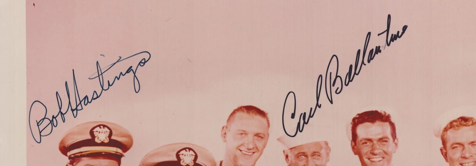 Bob Hastings, Carl Ballantine, Ernest Borgnine, Tim Conway — McHALE''S NAVY TV CAST - AUTOGRAPHED SIGNED PHOTOGRAPH WITH CO-SIGNERS, изображение 2