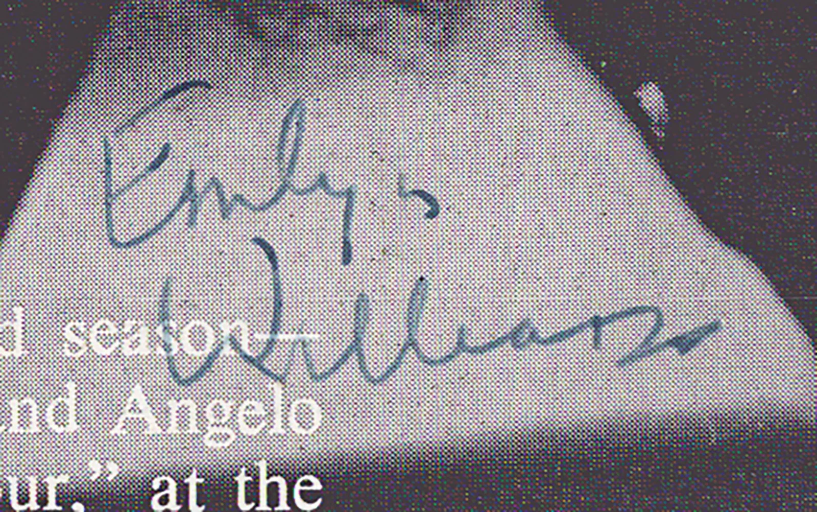 Emlyn Williams, Emrys James, Peter Cellier, Toby Robertson — EMLYN WILLIAMS - PROGRAM SIGNED CIRCA 1956 WITH CO-SIGNERS, image 4