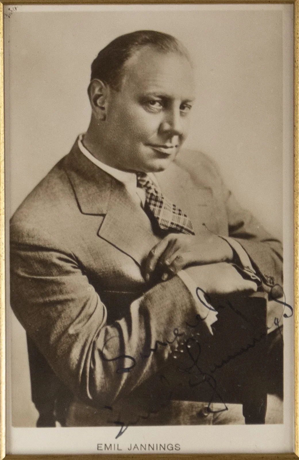 Emil Jannings — EMIL JANNINGS - PICTURE POST CARD SIGNED, image 2