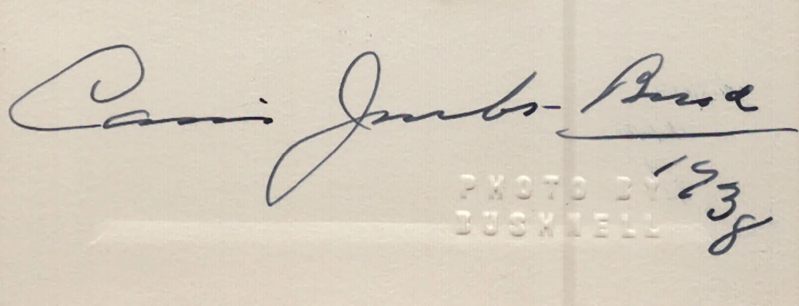 Carrie Jacobs-bond — CARRIE JACOBS-BOND - PHOTOGRAPH SIGNED 1938, image 2