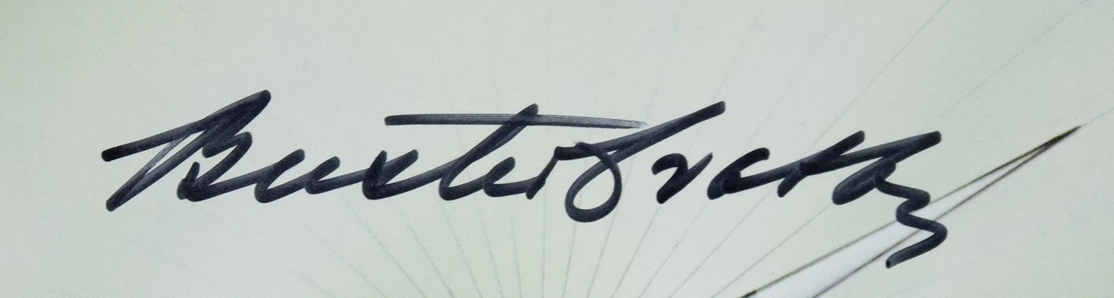 Buster Crabbe — BUSTER CRABBE - AUTOGRAPHED SIGNED POSTER, image 2