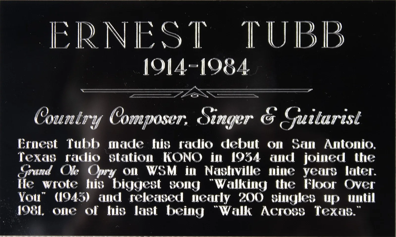 Ernest Tubb — ERNEST TUBB - CHECK SIGNED 12/23/1976, image 4