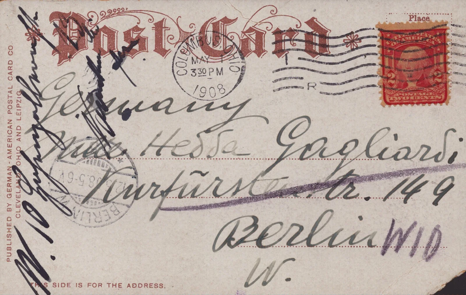 Enrico Caruso — ENRICO CARUSO - PICTURE POST CARD SIGNED, image 3