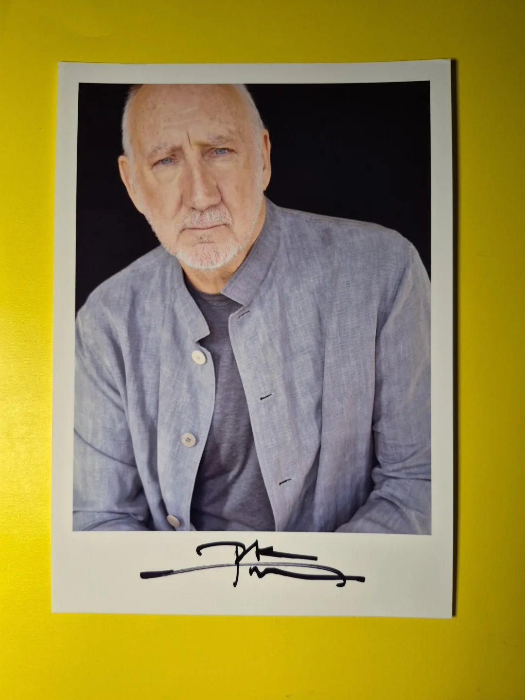 Pete Townshend "THE WHO" Signed ,Autographed, photo. 5X7 NO INSCRIPTION !, изображение 2