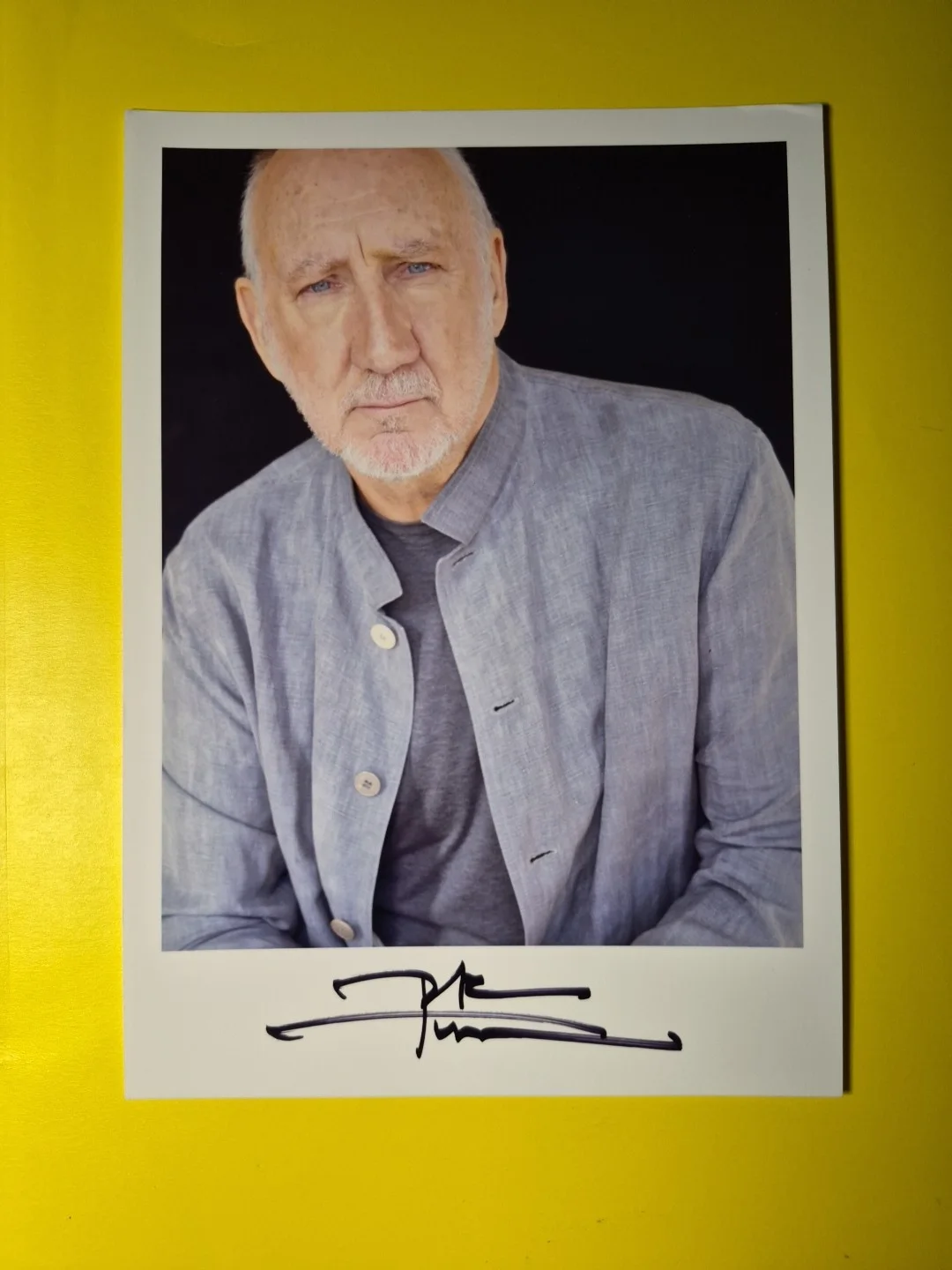 Pete Townshend "THE WHO" Signed ,Autographed, photo. 5X7 NO INSCRIPTION !, изображение 2
