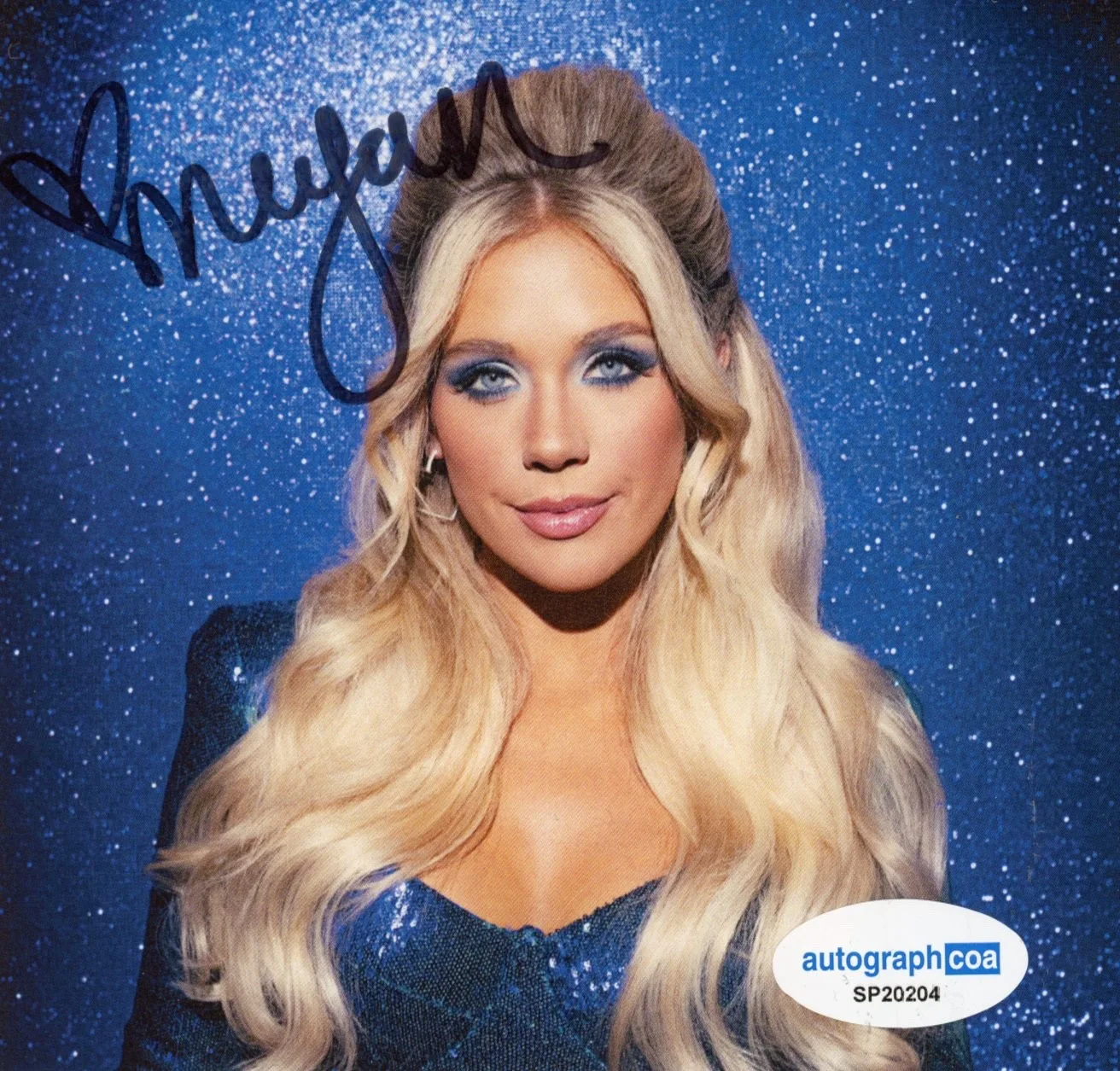 Megan Moroney Signed Autograph Am I Ok Okay? CD Framed Display Country Star ACOA, image 2